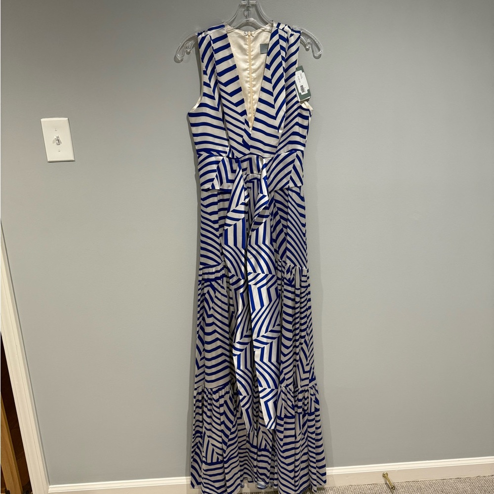 Silvia Tcherassi Polly Printed Stretch-Silk Maxi Dress